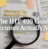 Close-up shot of actual IHT 400 form pages with strategic highlights, sticky notes, and a magnifying glass revealing "hidden" details Text overlay: "The IHT 400 Guide Executors Actually Need"