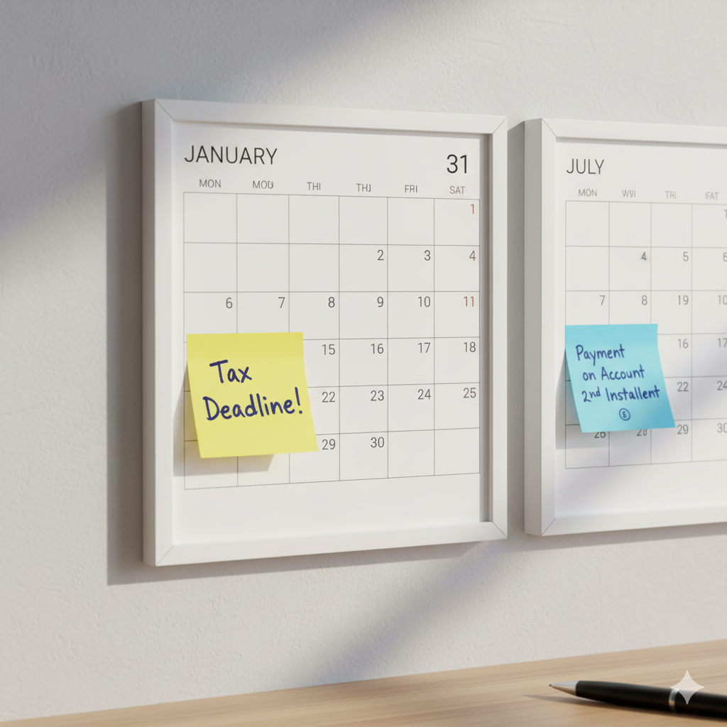 UK Self Assessment key dates 2026 - tax deadline calendar January July payments