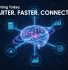 Digital brain connecting financial data and cloud systems symbolizing accounting today as smarter, faster, and connected.