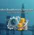 London Bookkeeping Services Ltd header image showing time savings with clock gears and cost reduction with stacked coins and growth arrow