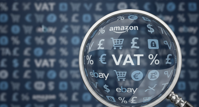 Ecommerce accounts specialist examining online business finances showing platform complexity and VAT requirements UK
