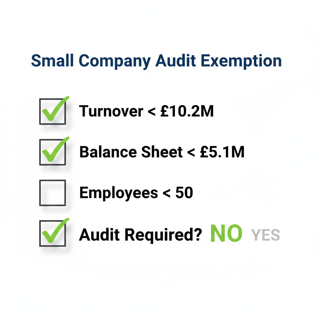Accounting for Small Companies audit exemption rules for UK small businesses