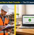 CIS refund claim process — construction subcontractor reviewing deduction statements on building site