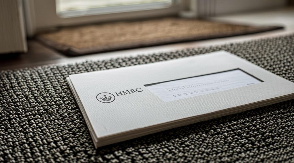 HMRC compliance check investigation letter on doormat regarding bank statement requests