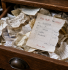 Crumpled UK receipts in a desk drawer illustrating whether you can claim VAT without a receipt