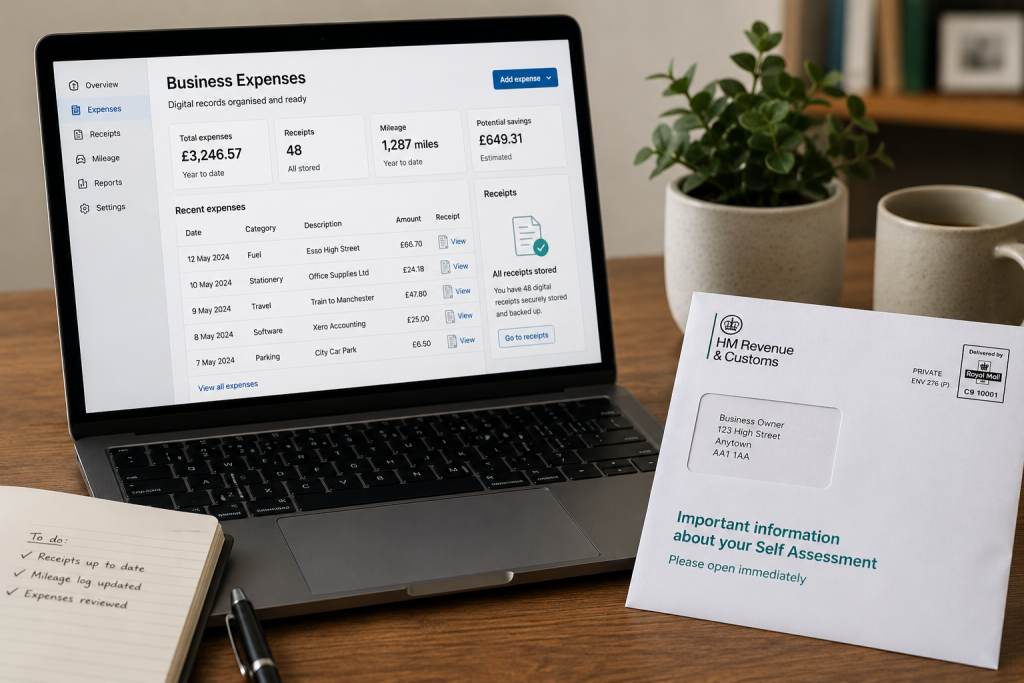 Organised digital VAT records on a laptop ready for an HMRC compliance check