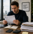 Signs you need a new accountant — business owner stressed by HMRC correspondence and late paperwork