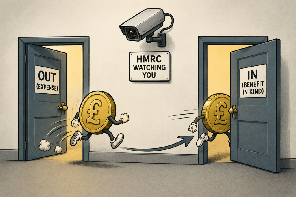 Illustration of HMRC's anti-avoidance rule against repaying and re-borrowing a director's loan.