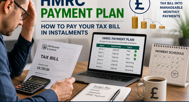 Understand an HMRC payment plan and pay your tax bill in manageable instalments