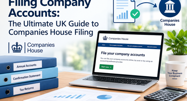 Filing company accounts with Companies House in the UK using online accounting software