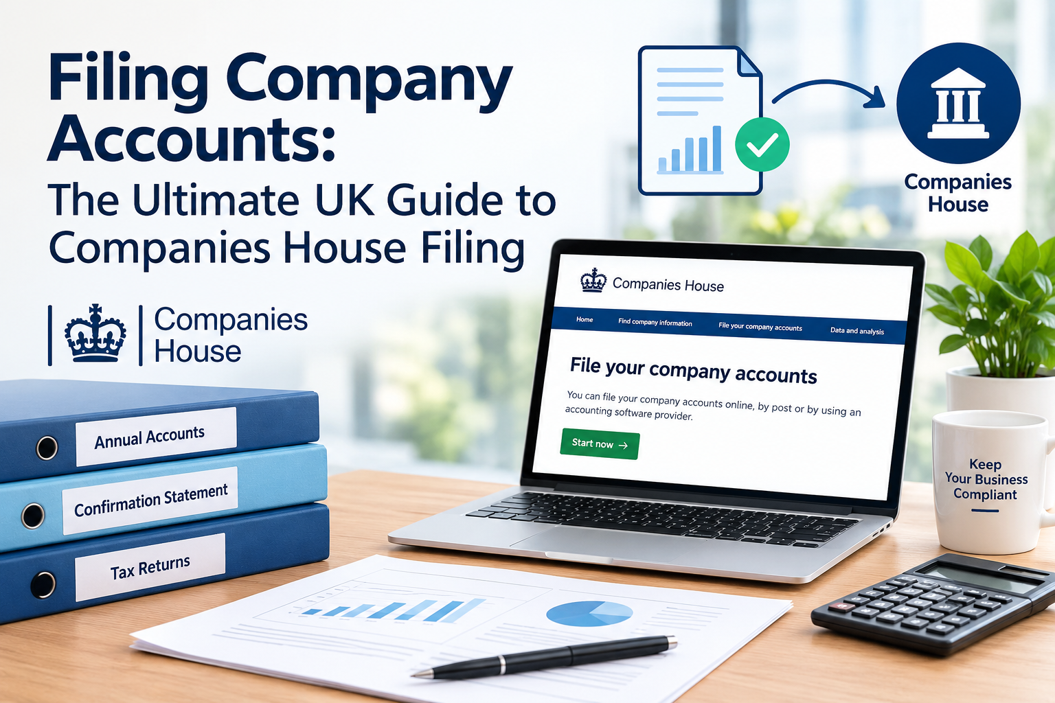 Filing company accounts with Companies House in the UK using online accounting software