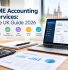 SME accounting services in the UK showing bookkeeping, tax, VAT, payroll and financial reporting for small businesses in 2026.