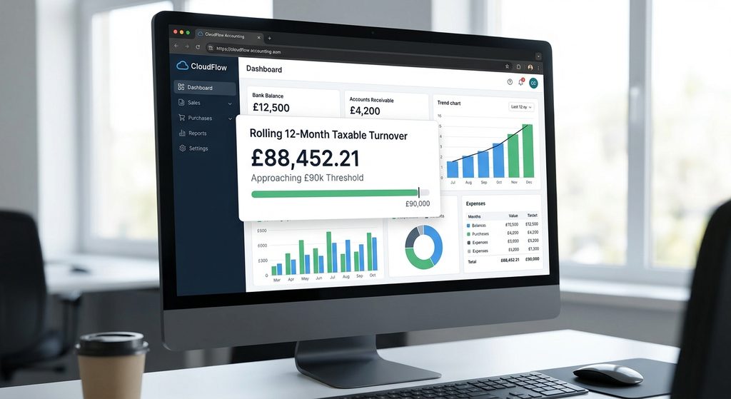Monitor VAT registration turnover with cloud accounting