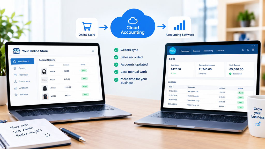Cloud software makes accounting for online sellers much more efficient and accurate.